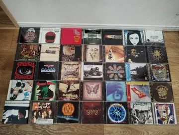 중고 CD 35장 heavymetal hardrock hardcore