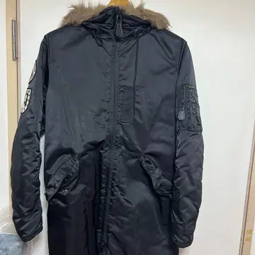 HYSTERIC GLAMOUR 블랙 롱 코트