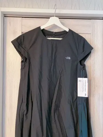 THE NORTH FACE 마터니티 롱 원피스 반팔 블랙