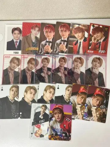 초특급 유키 트레이딩 카드 클리어 카드 묶음 판매