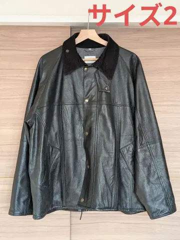 [ YOUSED / 유즈드 ] 가죽 드라이버 자켓 사이즈 2