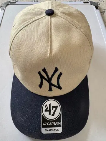 47 CAPTAIN NY 로고 스냅백 캡