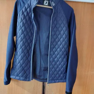 FJ 네이비 퀼팅 자켓