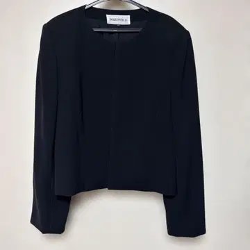 블랙 자켓과 맥시 드레스 세트