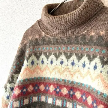 베네통 하이넥 울 니트 스웨터 이탈리아제