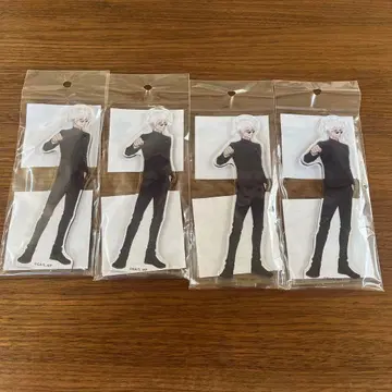 미개봉 새상품 주술회전 고죠 사토루 약 15cm 아크릴 스탠드 4점 일괄