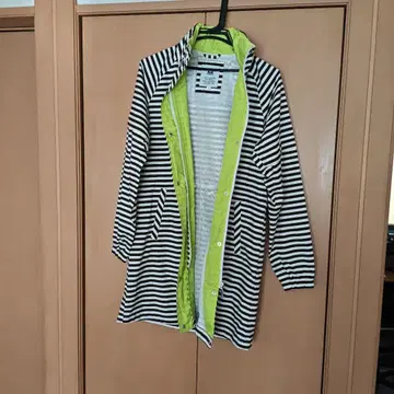 골프웨어 le coq sportif 스트라이프 레인코트 M