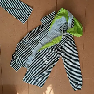 골프웨어 le coq sportif 스트라이프 레인코트 M