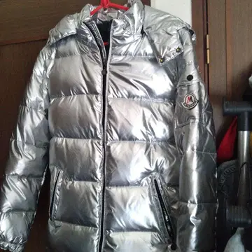 M 패션 실버 다운 자켓