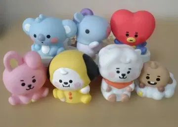 BT21 프렌즈 마스코트 7개 세트