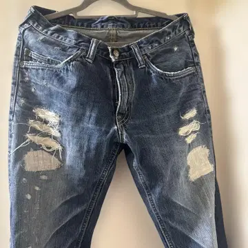 BLUE BLUE 부츠컷 데미지 청바지 R포켓 기무라 타쿠야 착용