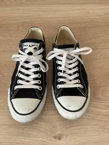 컨버스 올스타 로우컷 블랙 27cm