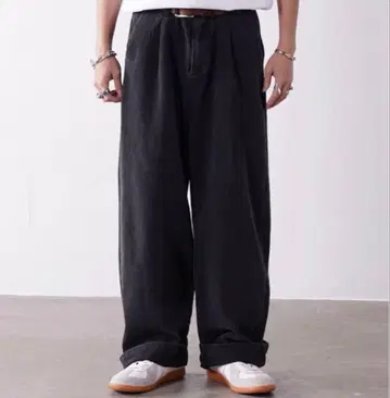 fuv 와이드 데님 팬츠