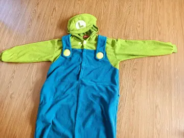 루이지풍 플리스 오버롤