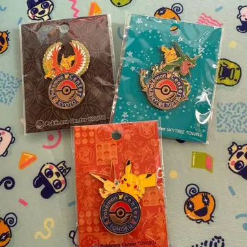 포켓몬 센터 핀 배지 3개 세트