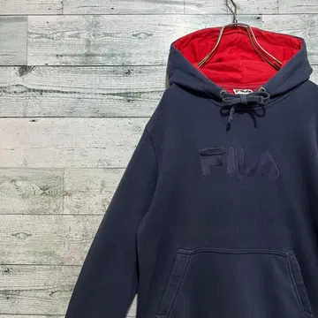 [휠라] FILA 최고 디자인 빅 로고 레트로 레어 맨투맨 후드티