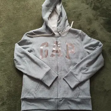 GAP 풀 집업 후드티 L 그레이
