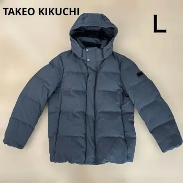 새상품급! TAKEO KIKUCHI 다운 자켓 코트 블루종 울 라이크