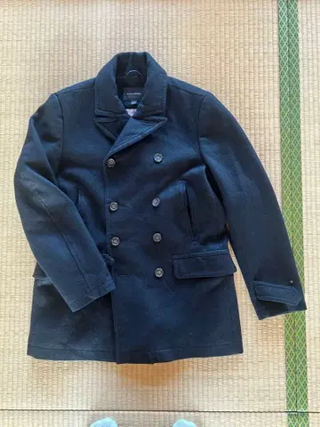 BANANA REPUBLIC 울 68% 혼방 피 코트 L