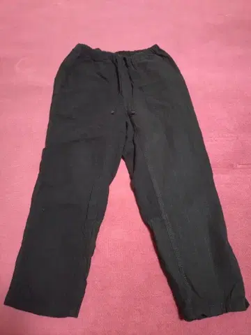 티그르브로칸테 캐주얼 팬츠 블랙 코튼 소재