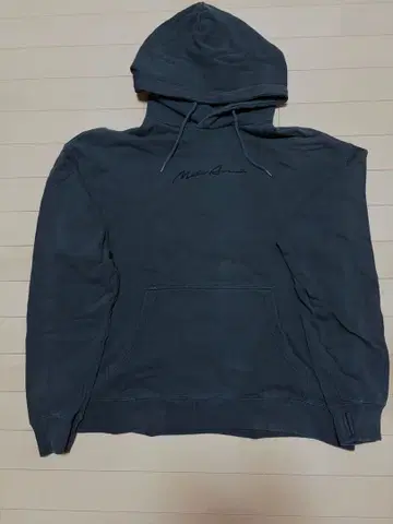 황화염 후드티 빅 실루엣 블랙