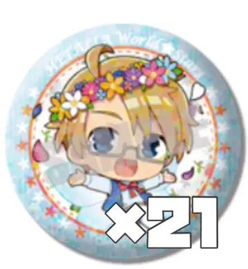 헤타리아 Spring fairy 페어리 캔뱃지 미국 21개