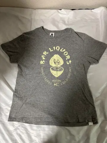 BAR LIQUORS T셔츠 그레이 레몬 사워 사이즈 M