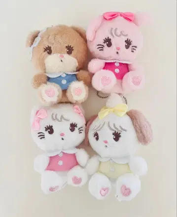 mikko characters 가챠가챠 봉제 인형 2 전종 세트