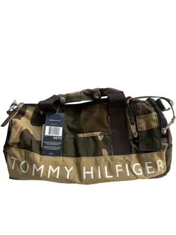 새상품 TOMMY HILFIGER 미니 보스턴 백 카모플라쥬