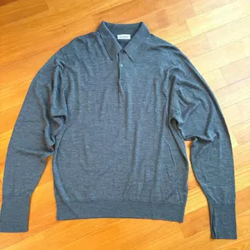 JOHN SMEDLEY 니트 스웨터 L 그레이