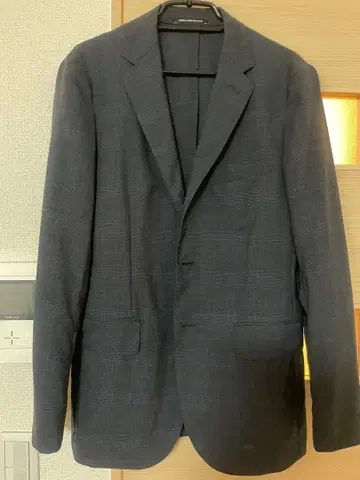 다크 그레이 체크 무늬 블레이저 유나이티드 애로우즈