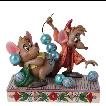 새상품 Disney Traditions 잭과 가스 피규어 신데렐라