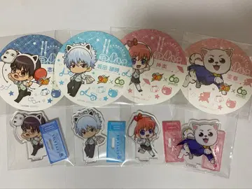 은혼 요미우리랜드 콜라보 아크릴 스탠드 코스터 만사야 세트