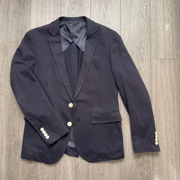 빔즈 네이비 테일러드 자켓 크림 버튼