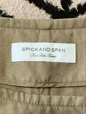 SPICK AND SPAN 베이지 점퍼