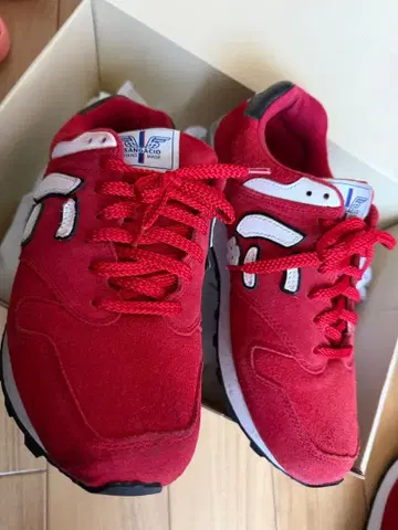 SANGACIO 스니커즈 US 7.5 카마인 레드 25.5 뉴