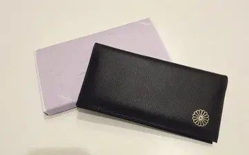 황궁 한정판 장지갑 금 판매점 천연 가죽 블랙 접이식 지갑