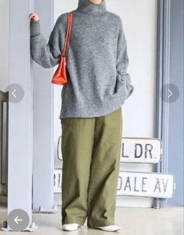 FREAK'S STORE 한정판 리브 터틀넥 니트 풀오버