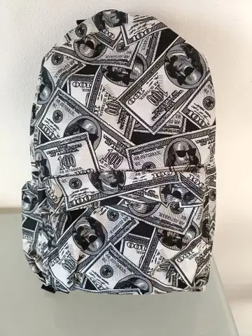 달러 지폐 패턴 백팩