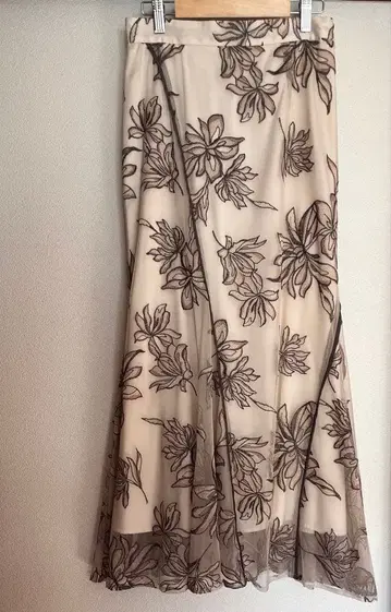 마이 스트라다 꽃무늬 스커트 플레어 스커트 아르페쥬 스토리