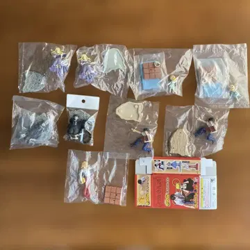 골드 컬러 가슈벨 디오라마 월드 9개 세트