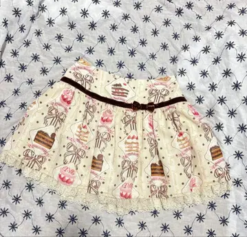 Angelic Pretty 초콜릿 크림 케이크 스커트