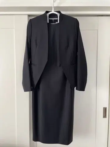 네이비 정장 세트 ( 자켓 드레스 )
