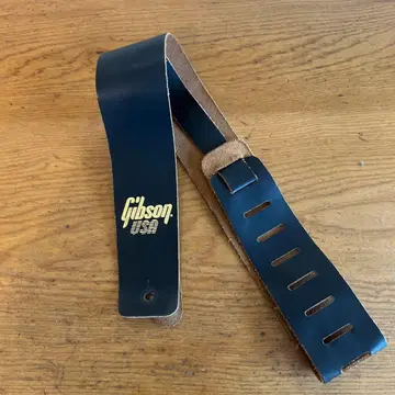 빈티지 Gibson USA 스트랩 로고 levy's 블랙 레어