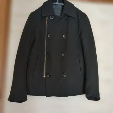 SHIPS JET BLUE 블랙 피코트 M