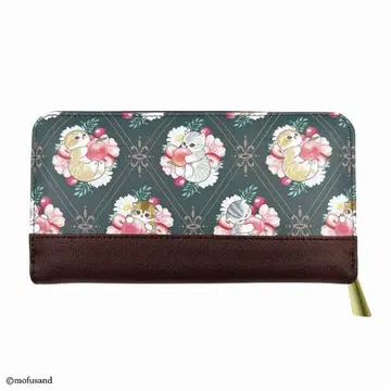 mofusand 모프 샌드 장지갑 꽃무늬