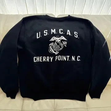 AVIREX U.S.M.C.A.S. 블랙 트레이닝복 L 사이즈