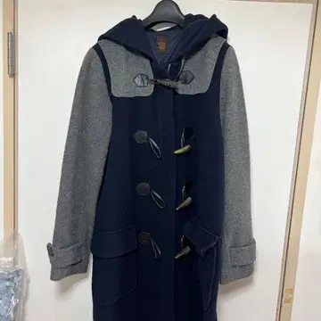 Ungrid 네이비 그레이 더플 코트 S 사이즈