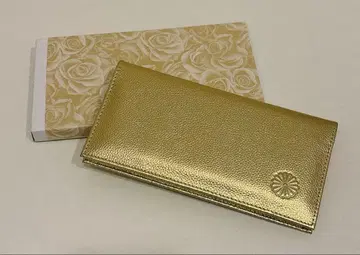 황궁 한정판 장지갑 금 판매점 천연 가죽 골드 접이식 지갑
