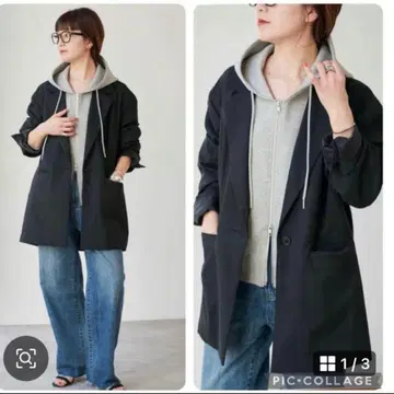 새상품 택 포함 스픽 앤 스팬 TR 롱 자켓